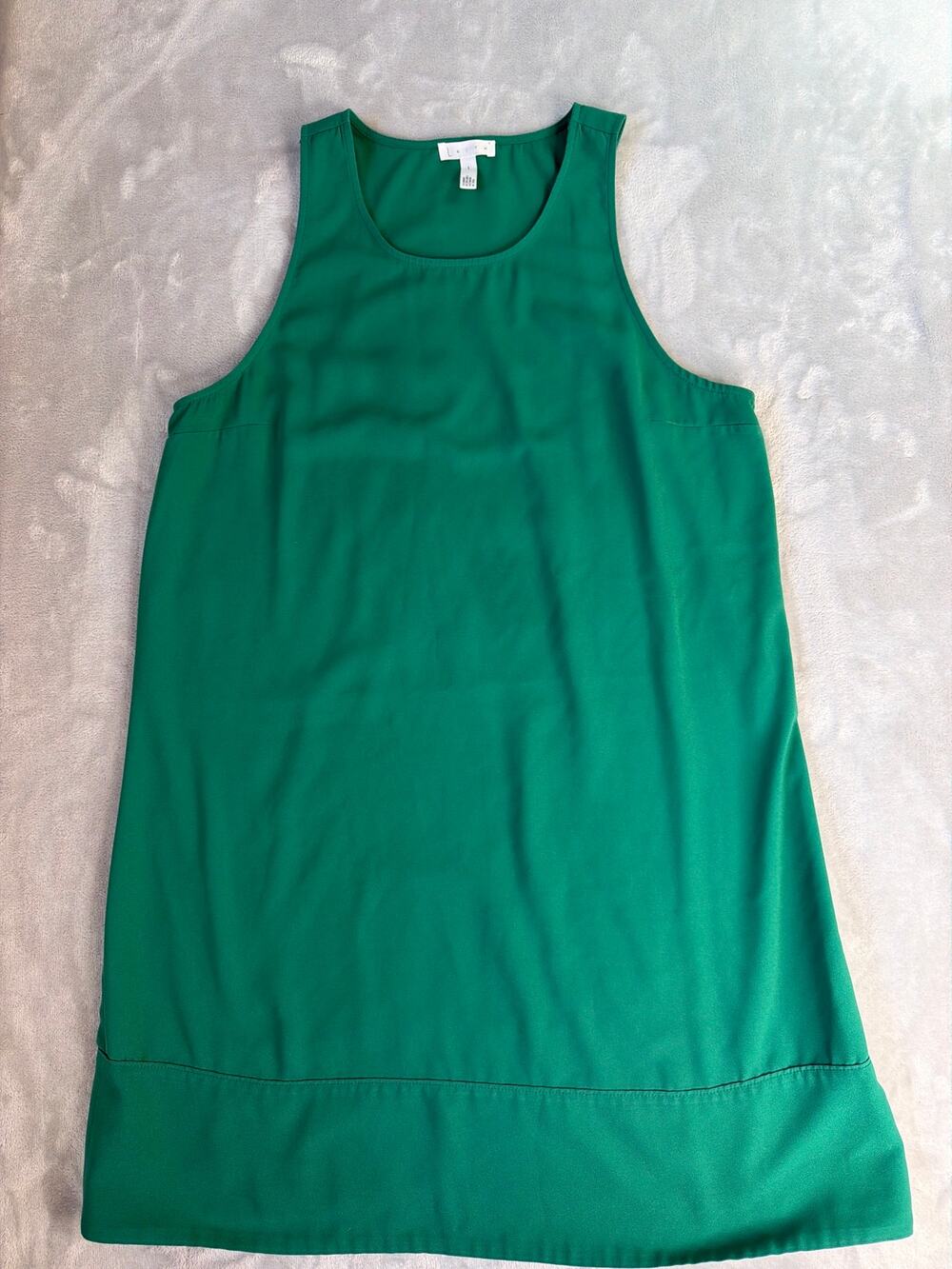 Leith Racerback Shift Dress Emerald Green Size Large Nordstrom